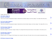 Tablet Screenshot of bengalinformation.org